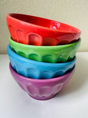 Anthropologie BISCUIT Latte Soup
Cereal 5-1/2" Bowls, Set of 4 🦋
